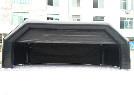 Chine tente d'abri gonflable commerciale de tente gonflable noire de 12m x de 6m X 5mH fournisseur