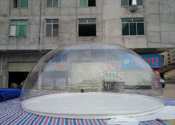 Chine Le logo fait sur commande a imprimé la tente transparente gonflable de bulle de diamètre de 8m pour la publicité fournisseur