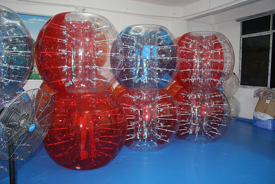 Chine Bosse gonflable de boule de ventre d'adultes du football gonflable rouge de bulle fournisseur