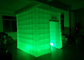 Tente gonflable de cube de 2.2*2.2*2.3m en anniversaire énorme de famille avec la lumière de LED fournisseur