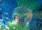 Boule de roulement gonflable bleue de l'eau pour les jeux de plein air gonflables de parc d'Aqua fournisseur