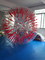 Engazonnez la boule humaine gonflable de hamster de corde de boule gonflable rouge de Zorb diamètre de 2.8m x de 1.8m fournisseur