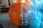 Boule dérangée humaine CE/UL du football gonflable orange de bulle approuvée fournisseur