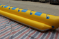 Poissons gonflables vert-bleu de mouche de bateau de banane 0.9mmPVC 5 sièges fournisseur