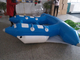 Bateau de banane vert-bleu de sports aquatiques de PVC de 0.9mm 4m * 3m/3m*2.3 M fournisseur