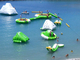 3 ans de garantie de PVC de parc aquatique de flottement gonflable de jeux gonflables de parc aquatique fournisseur