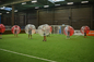 Le football gonflable rouge commercial de bulle/boule de bulle pour l'approbation de la CE du football fournisseur