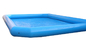 0,6 millimètres/0,9 millimètres de piscines gonflables bleues en plastique de PVC portatives au-dessus de la terre fournisseur