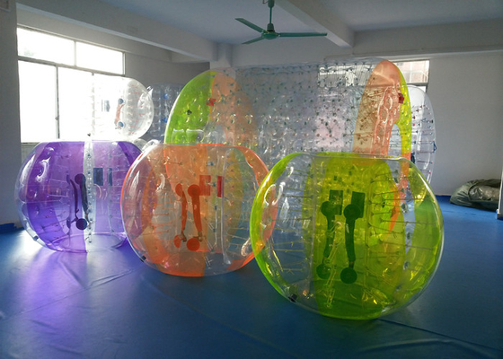 Chine Les carnavals ont coloré le costume humain de boule de bulle du football de bosse de boule de bulle d'air dehors fournisseur
