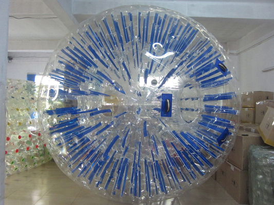 Chine Boule de Zorb/boules gonflables bleues faites sur commande de hamster parc d'attractions pour des humains fournisseur