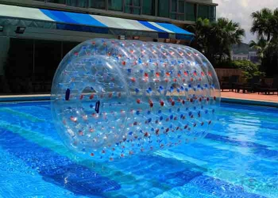 Chine Boule de roulement gonflable de parc à thème extérieur de l'eau avec les points colorés fournisseur