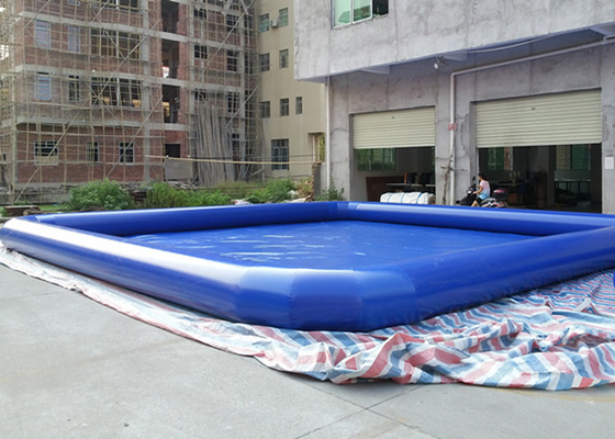 Chine Grande piscine d'eau gonflable extérieure, piscine gonflable carrée de 8m x de 8m fournisseur