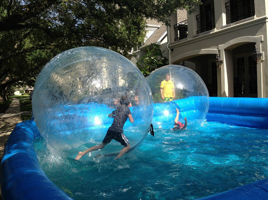 Diamètre humain gonflable enorme commercial des boules 2m de hamster de piscine d'eau fournisseur