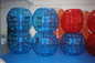 Ballon de football humain gonflable de bulle d'équipement bleu du football fournisseur